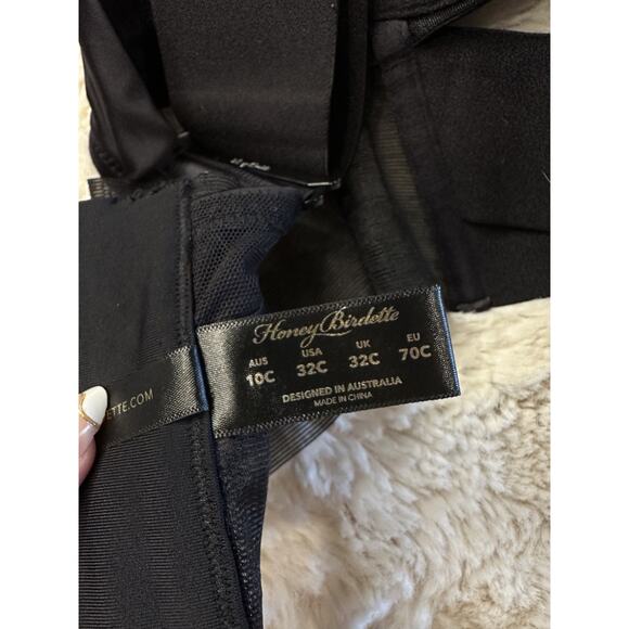 Honey Birdette ALEXIS🖤 Black Branded Push Up Bra 32C - Picture 6 of 6